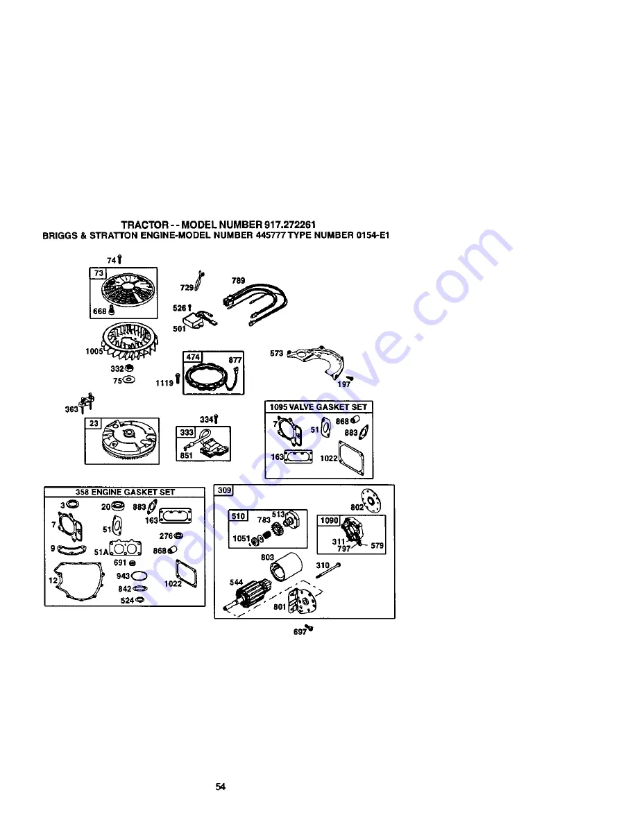 Craftsman 917.272261 Owner'S Manual Download Page 54