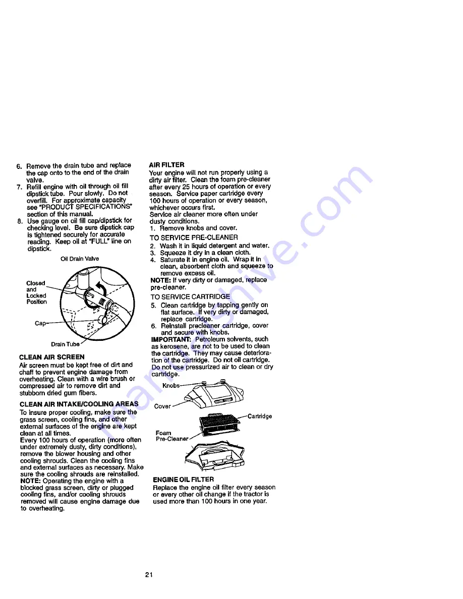 Craftsman 917.272262 Owner'S Manual Download Page 21