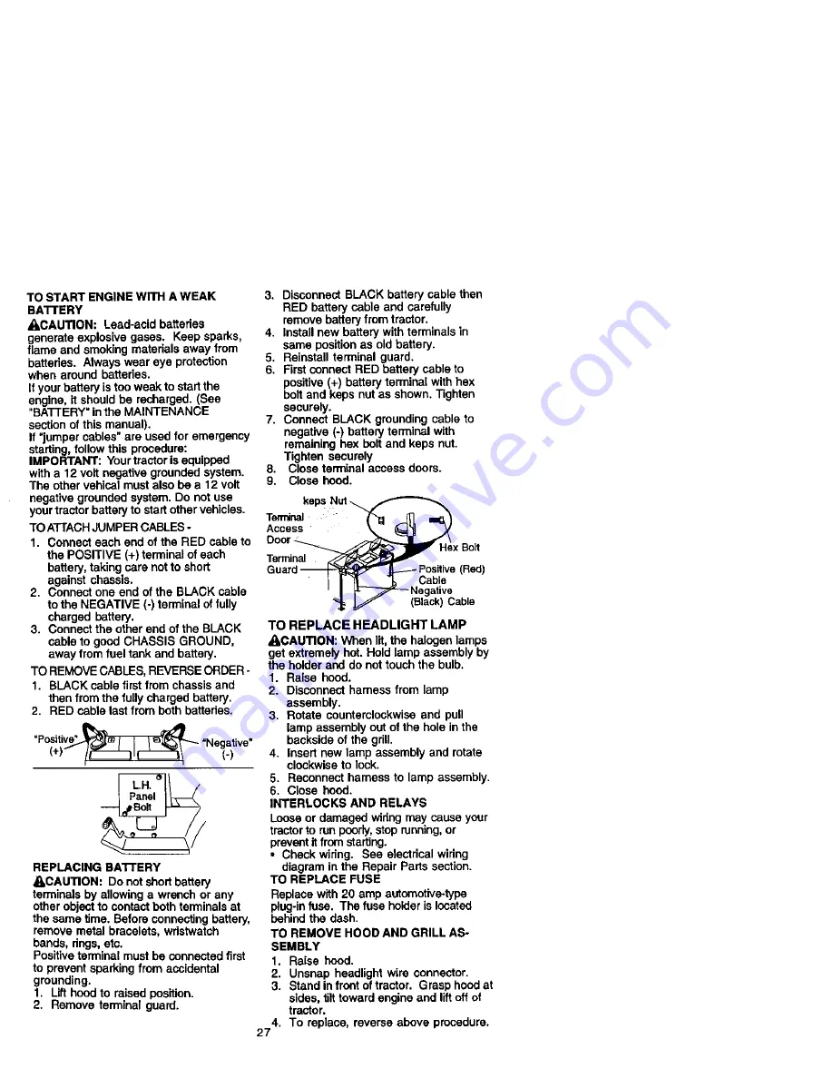 Craftsman 917.272262 Owner'S Manual Download Page 27