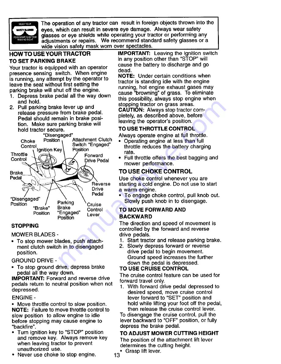 Craftsman 917.272264 Owner'S Manual Download Page 13