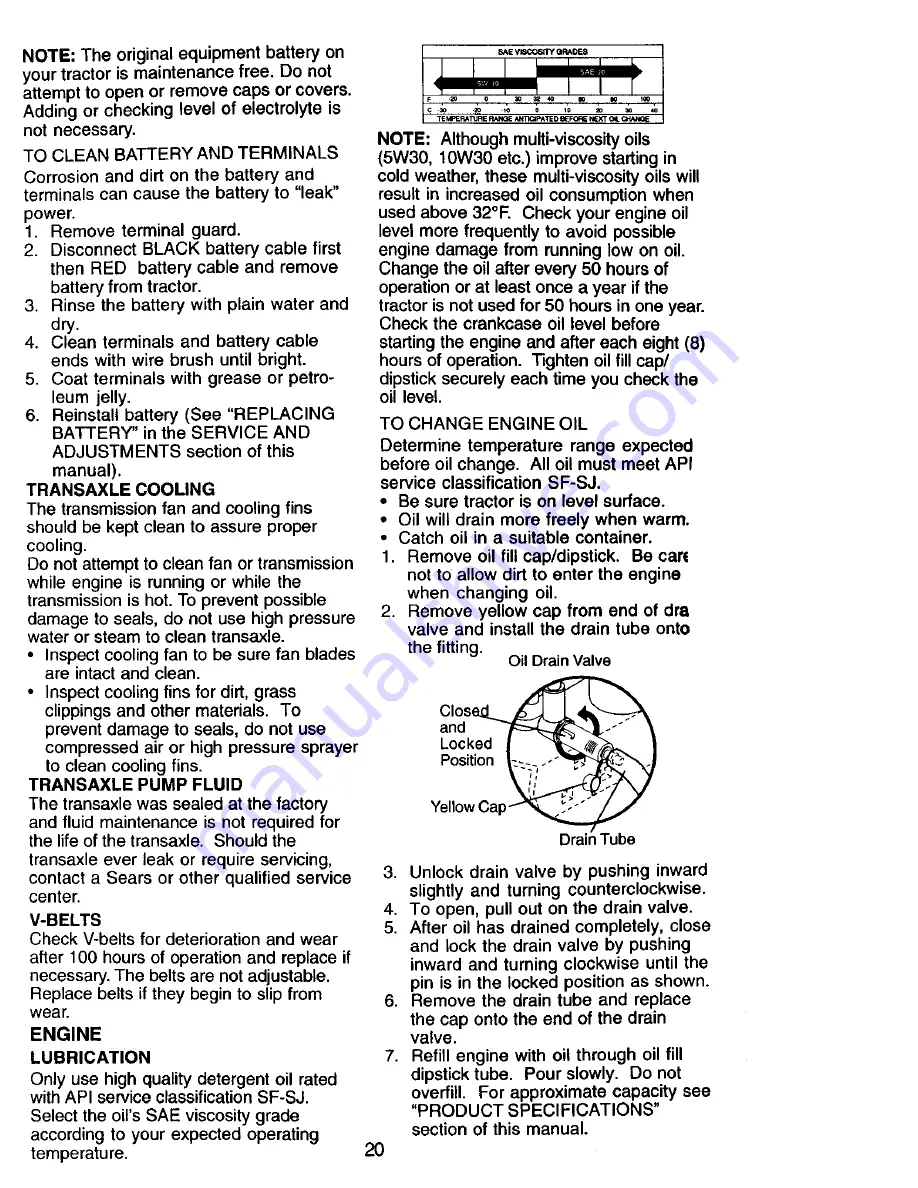 Craftsman 917.272264 Owner'S Manual Download Page 20