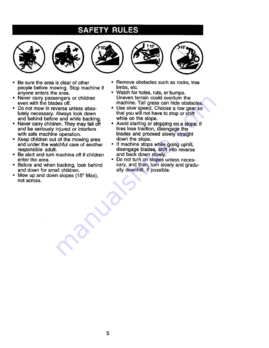 Craftsman 917.272265 Owner'S Manual Download Page 5