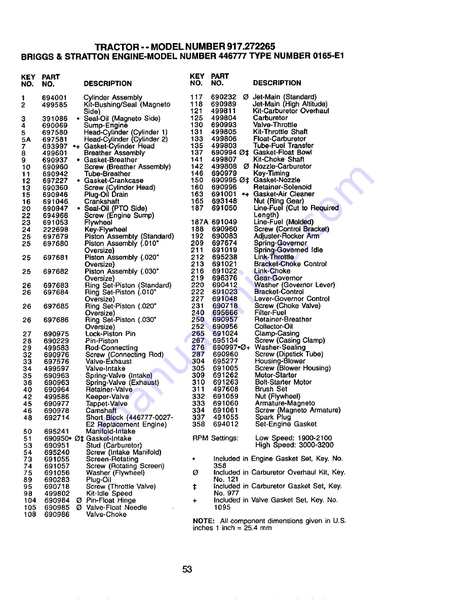 Craftsman 917.272265 Owner'S Manual Download Page 53