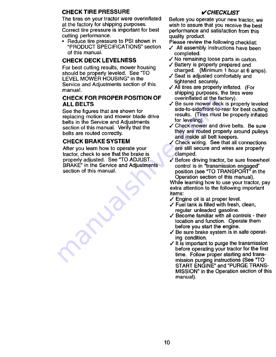 Craftsman 917.272280 Owner'S Manual Download Page 10