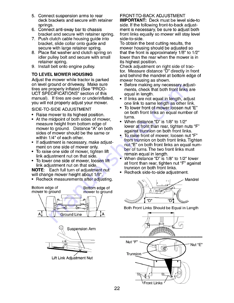 Craftsman 917.272350 Owner'S Manual Download Page 22