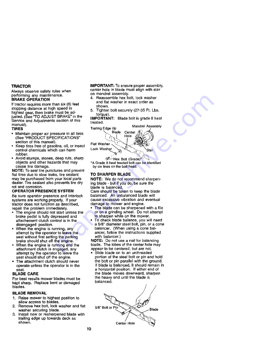 Craftsman 917.27242 Owner'S Manual Download Page 19