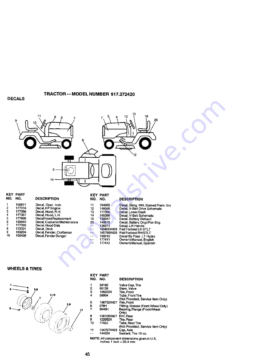 Craftsman 917.27242 Owner'S Manual Download Page 45