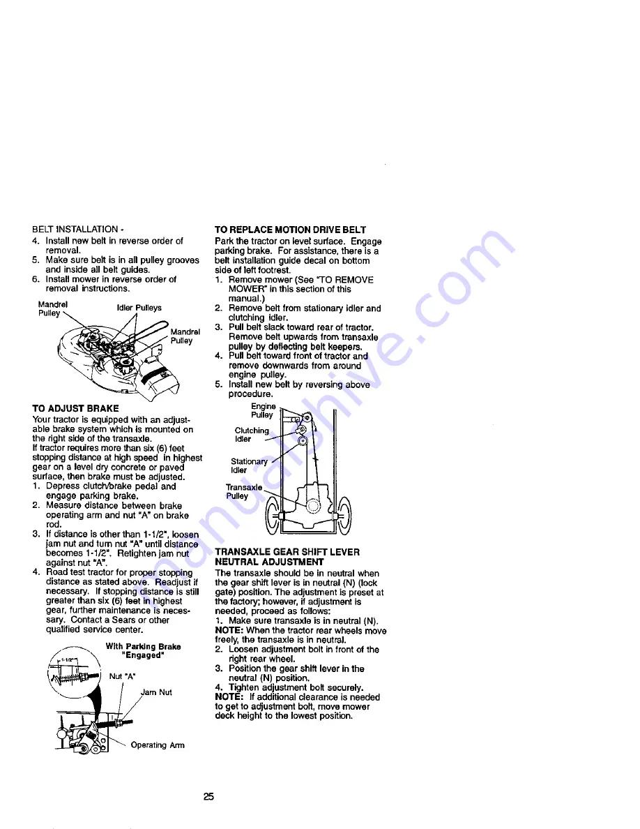 Craftsman 917.272431 Owner'S Manual Download Page 25