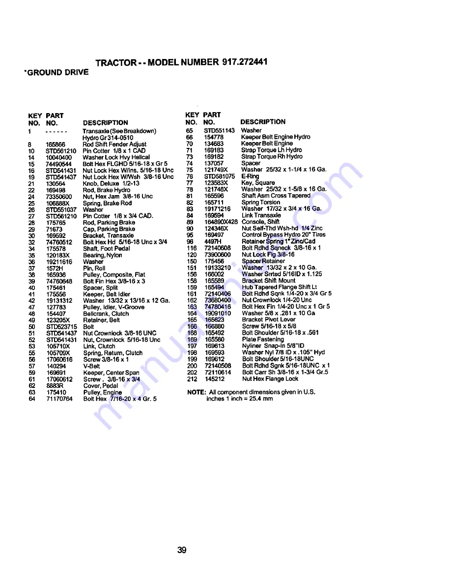 Craftsman 917.272441 Owner'S Manual Download Page 39