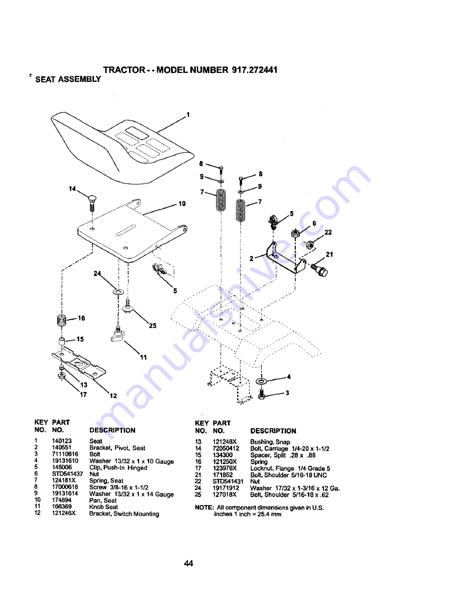 Craftsman 917.272441 Скачать руководство пользователя страница 44