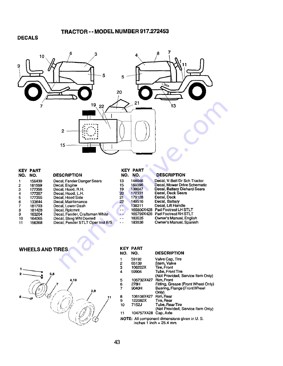 Craftsman 917.272453 Owner'S Manual Download Page 43