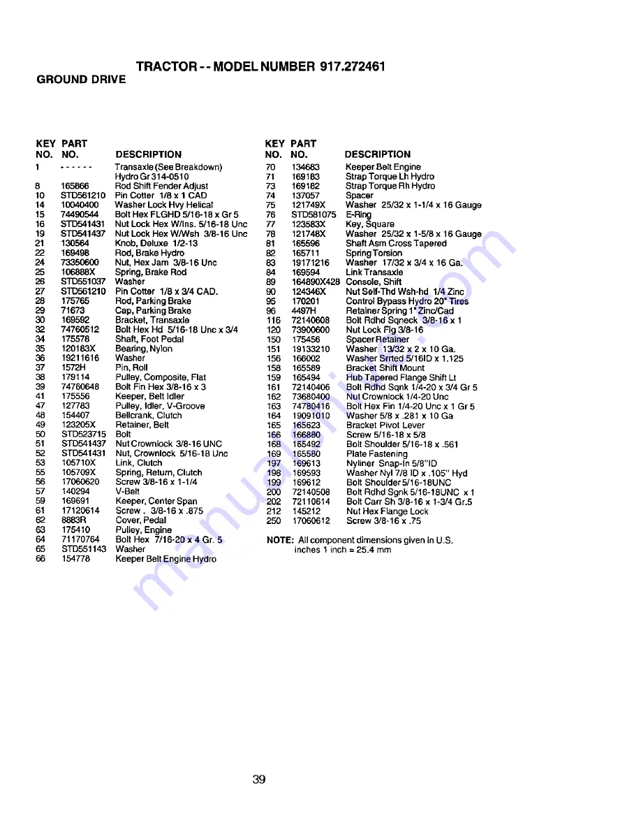 Craftsman 917.272461 Owner'S Manual Download Page 39