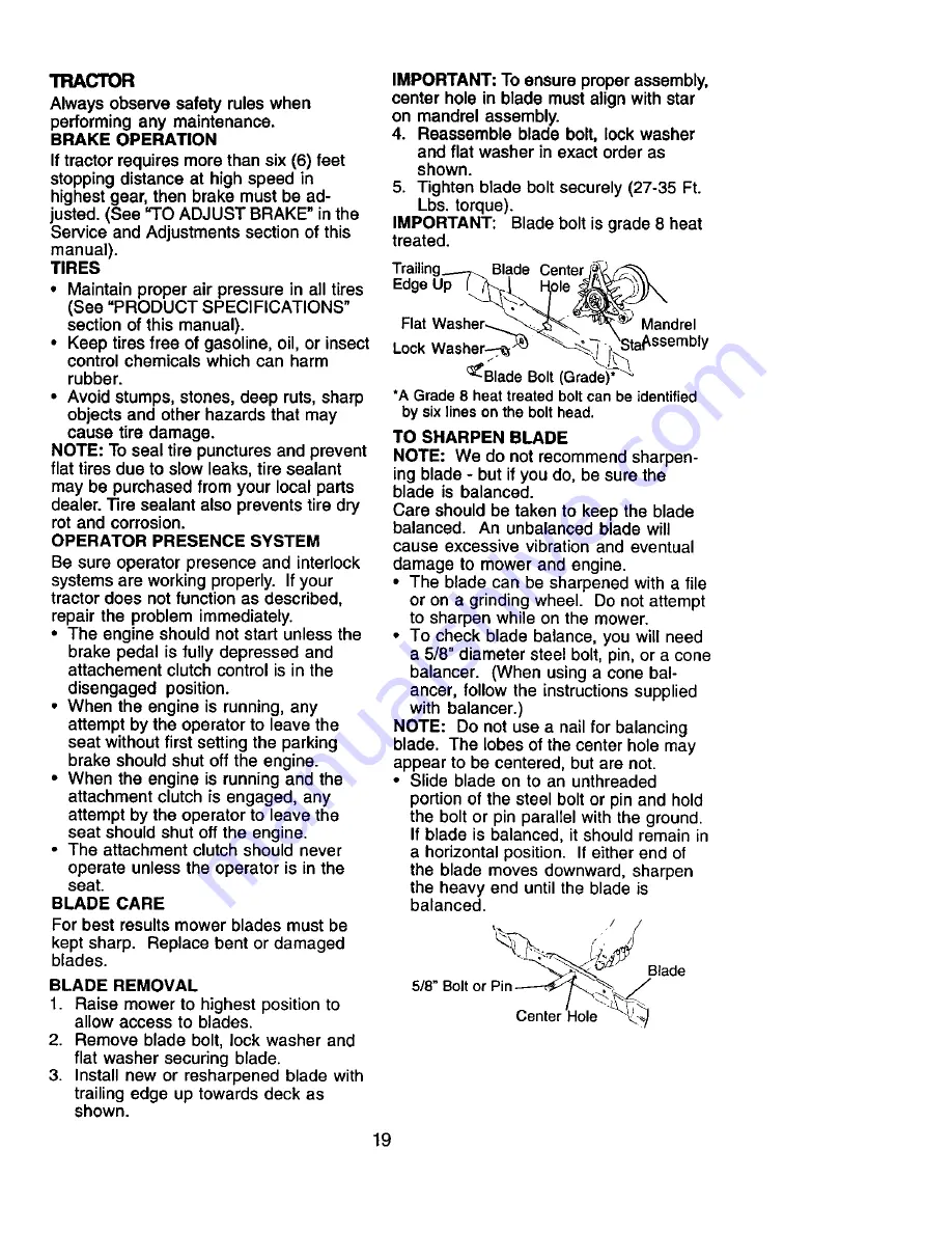 Craftsman 917.272480 Owner'S Manual Download Page 19