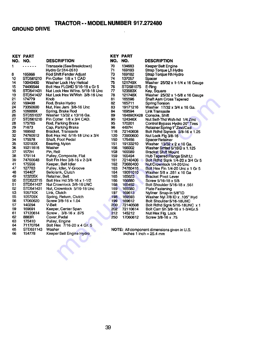 Craftsman 917.272480 Owner'S Manual Download Page 39