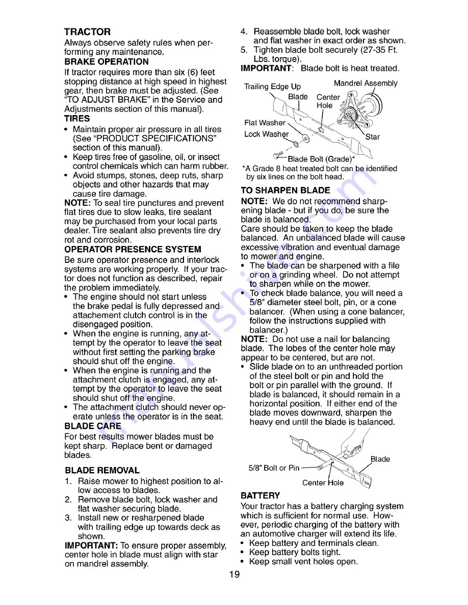 Craftsman 917.272660 Owner'S Manual Download Page 19