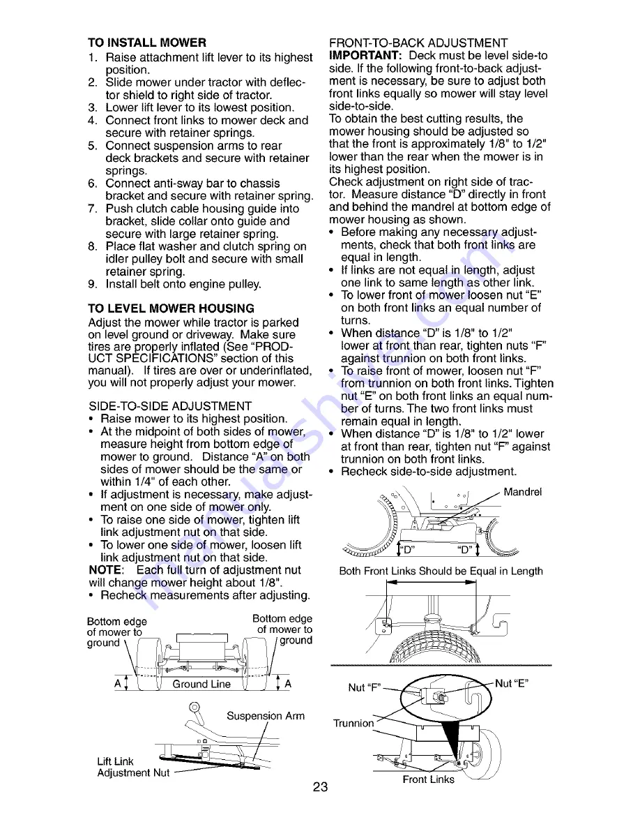 Craftsman 917.272660 Owner'S Manual Download Page 23