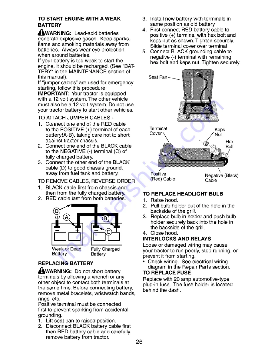 Craftsman 917.272660 Owner'S Manual Download Page 26