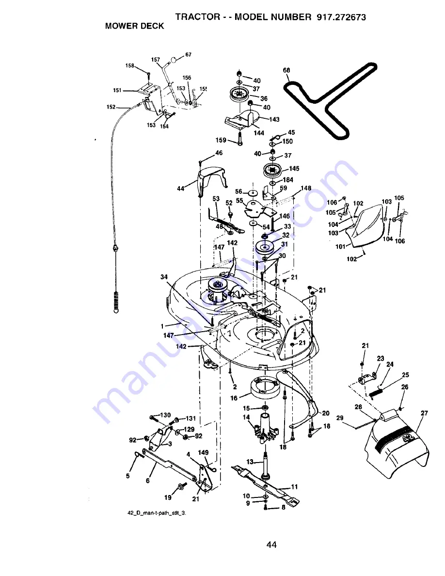 Craftsman 917.272673 Owner'S Manual Download Page 44