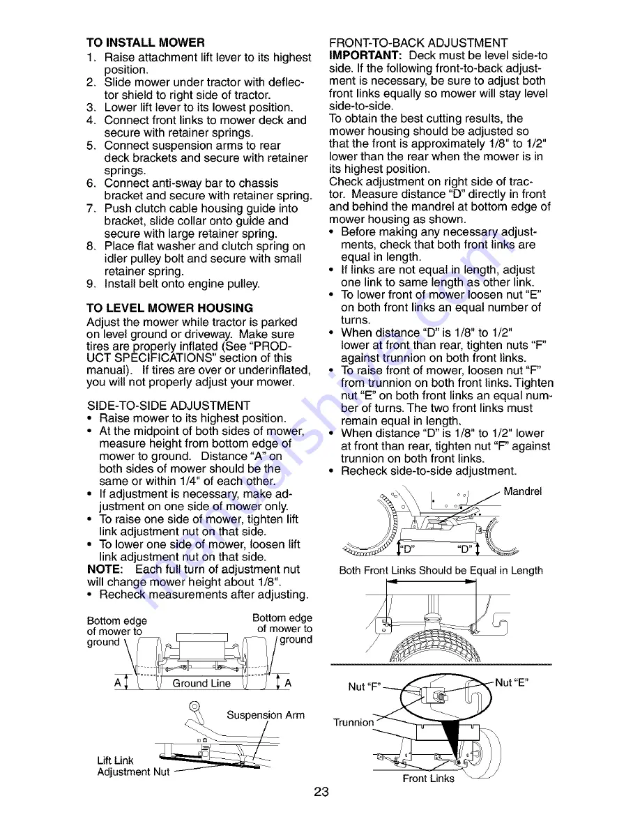 Craftsman 917.27268 Owner'S Manual Download Page 23