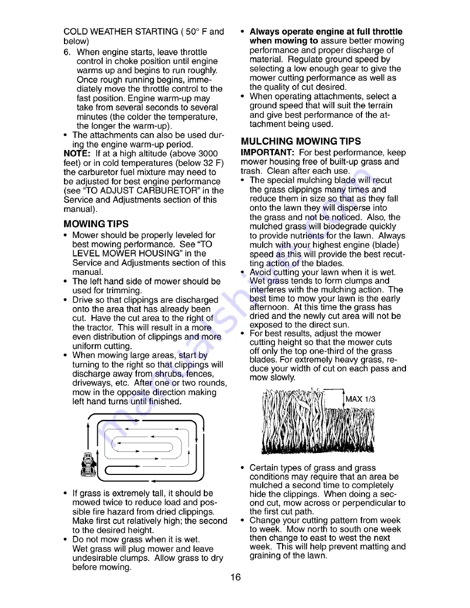 Craftsman 917.272754 Owner'S Manual Download Page 16