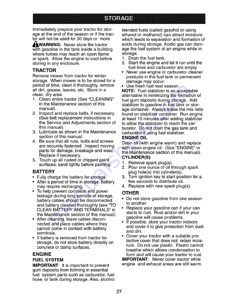 Craftsman 917.272754 Owner'S Manual Download Page 27