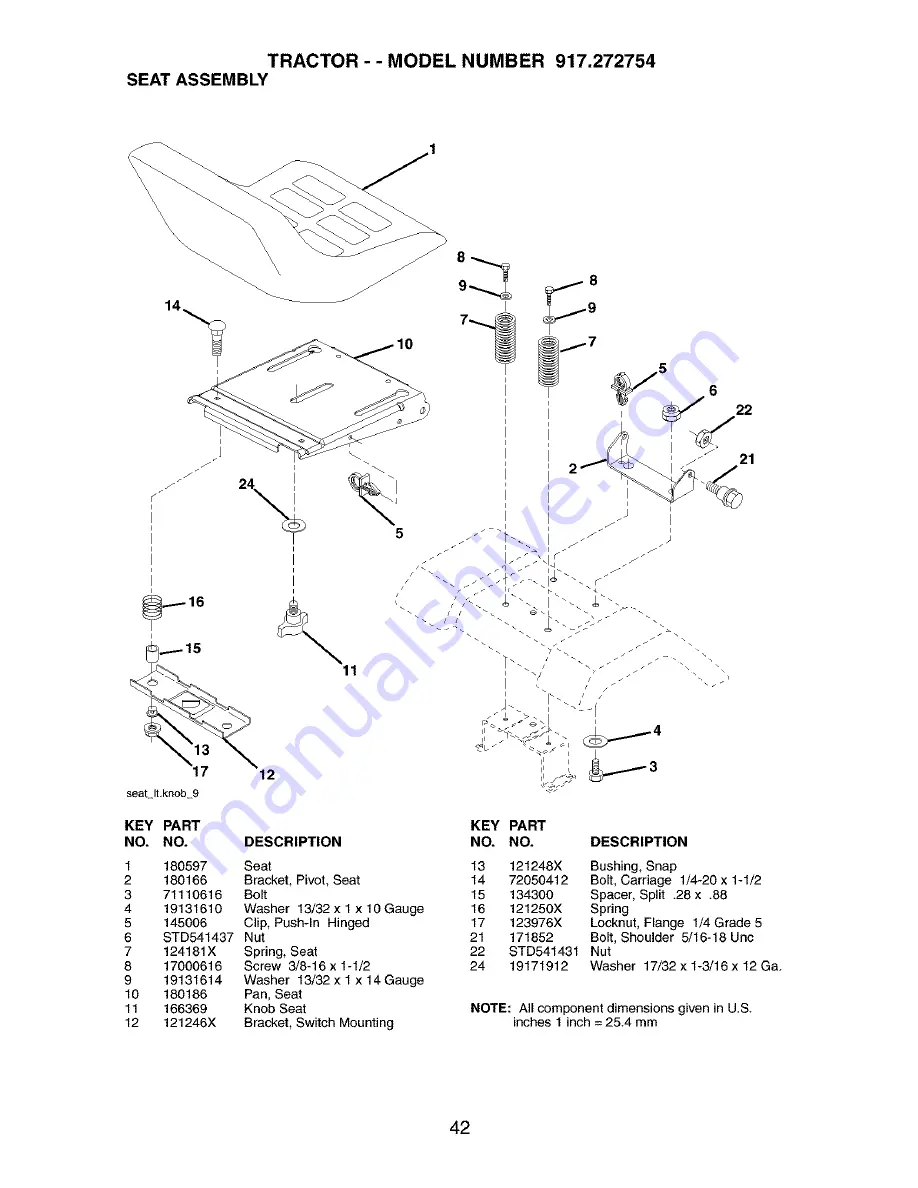 Craftsman 917.272754 Owner'S Manual Download Page 42