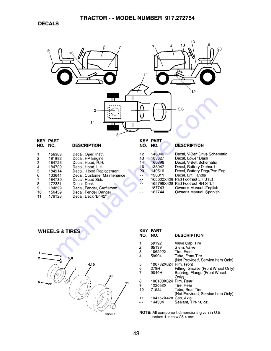 Craftsman 917.272754 Owner'S Manual Download Page 43