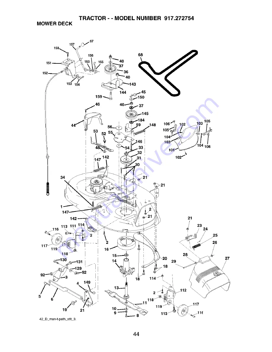 Craftsman 917.272754 Owner'S Manual Download Page 44