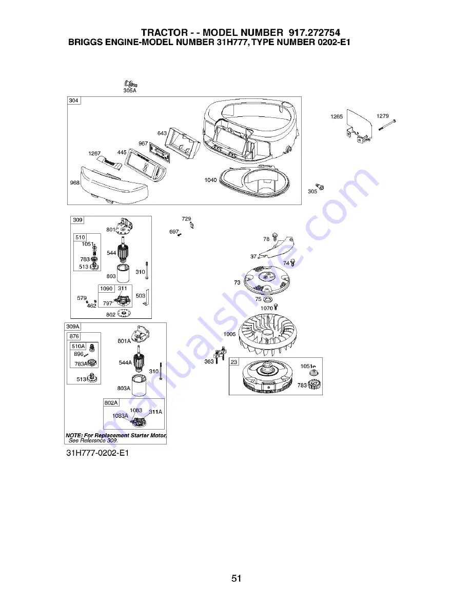 Craftsman 917.272754 Owner'S Manual Download Page 51