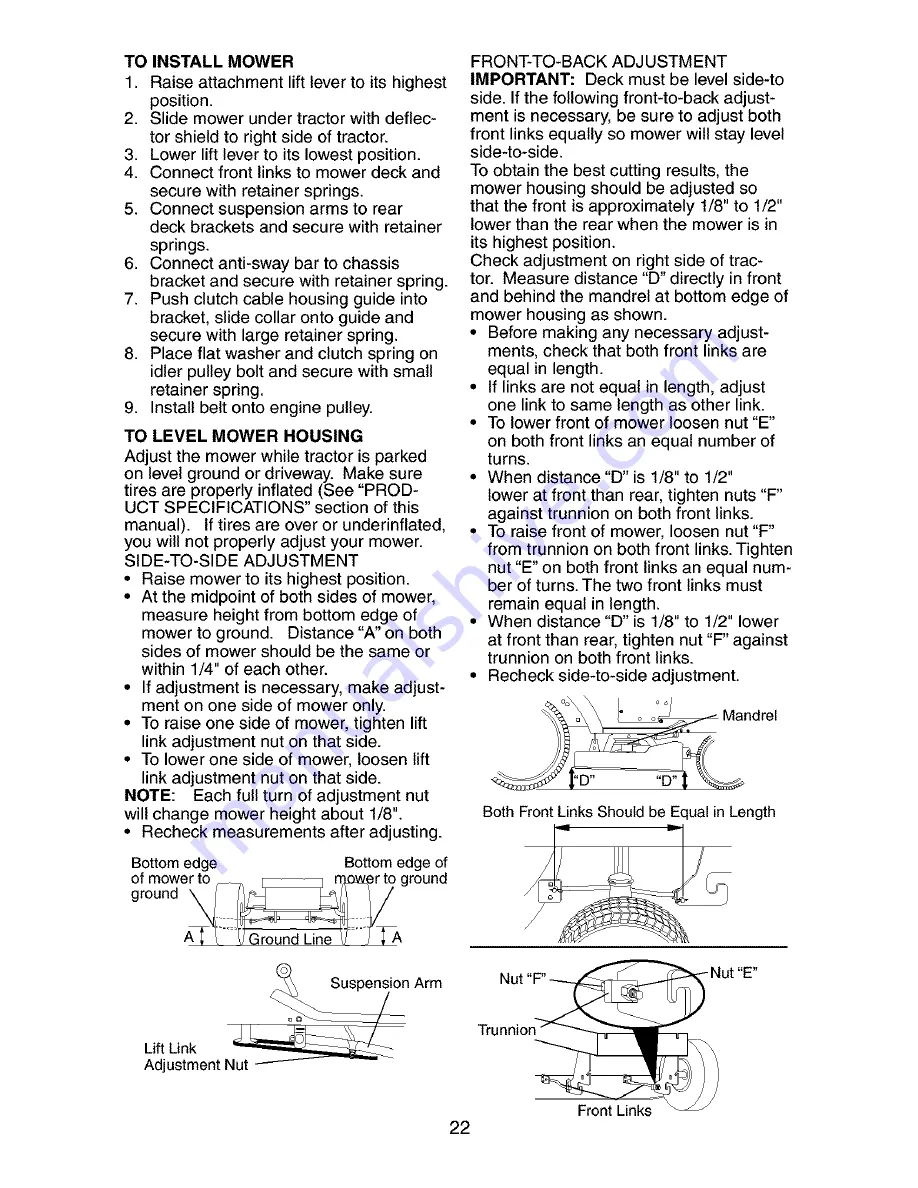 Craftsman 917.272759 Owner'S Manual Download Page 22