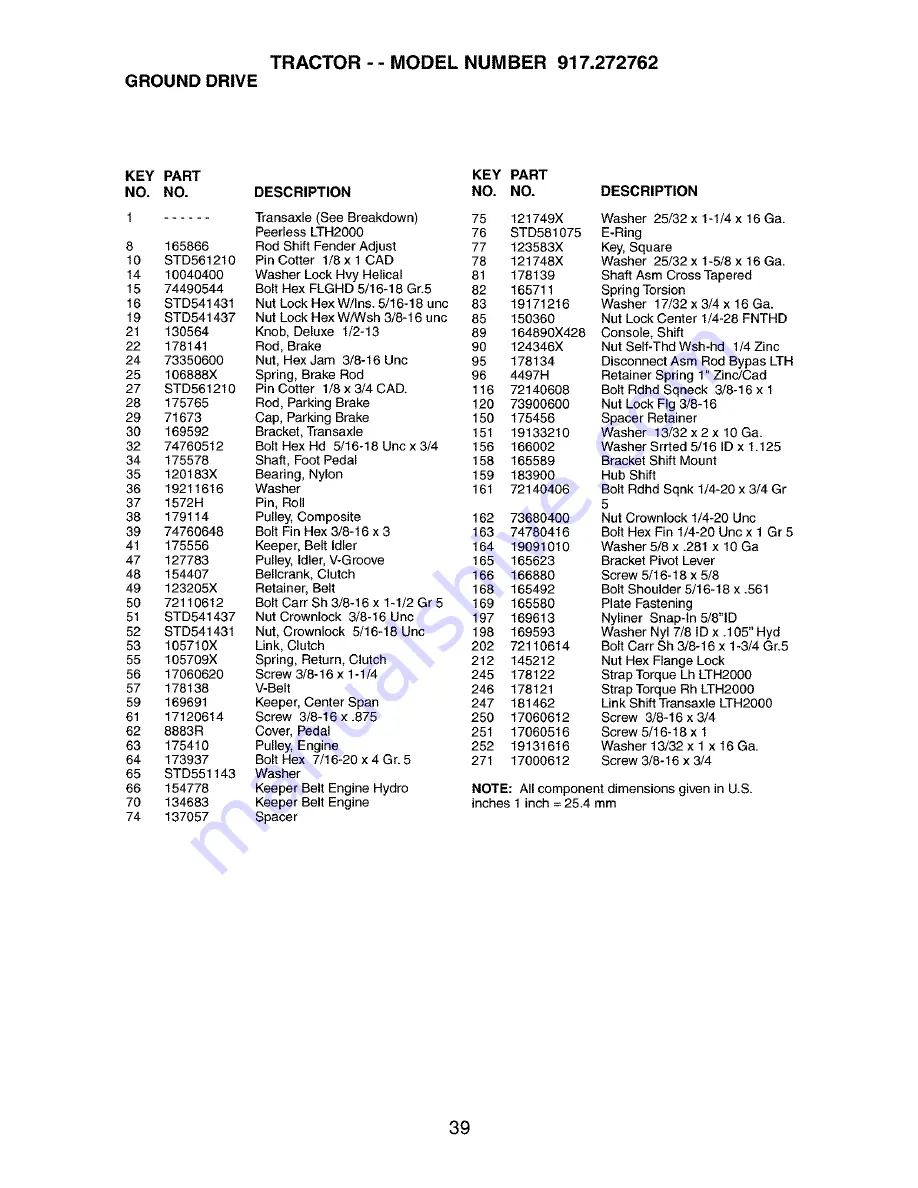 Craftsman 917.272762 Owner'S Manual Download Page 39