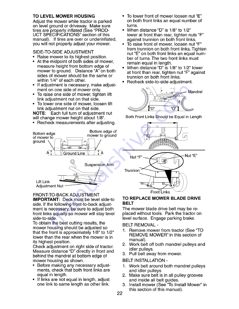 Craftsman 917.27285 Owner'S Manual Download Page 22