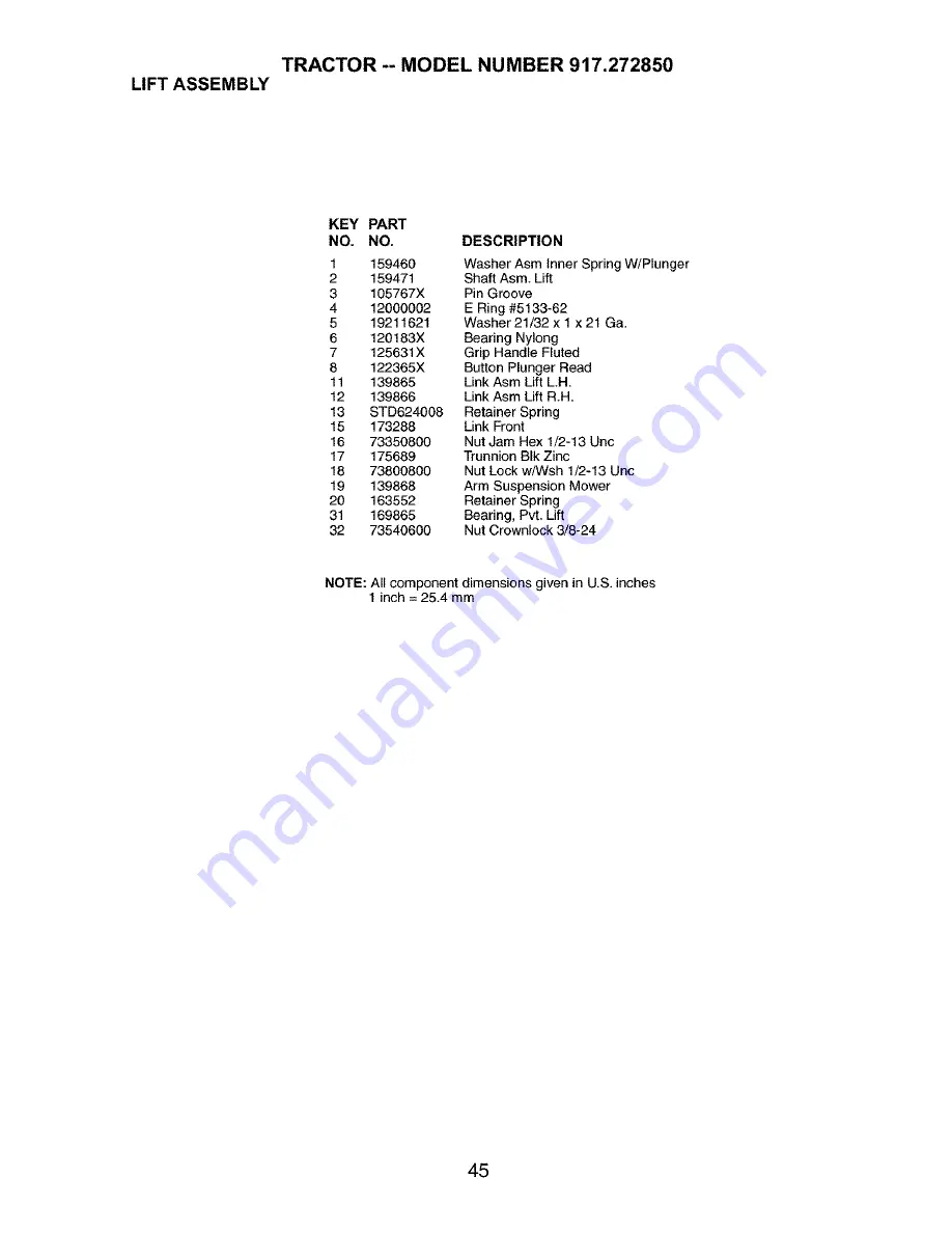 Craftsman 917.27285 Owner'S Manual Download Page 45