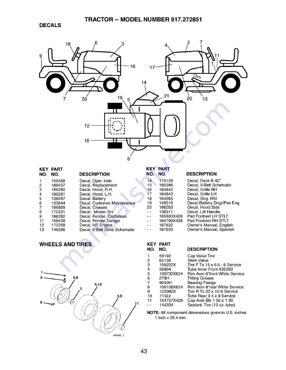 Craftsman 917.272851 Скачать руководство пользователя страница 43