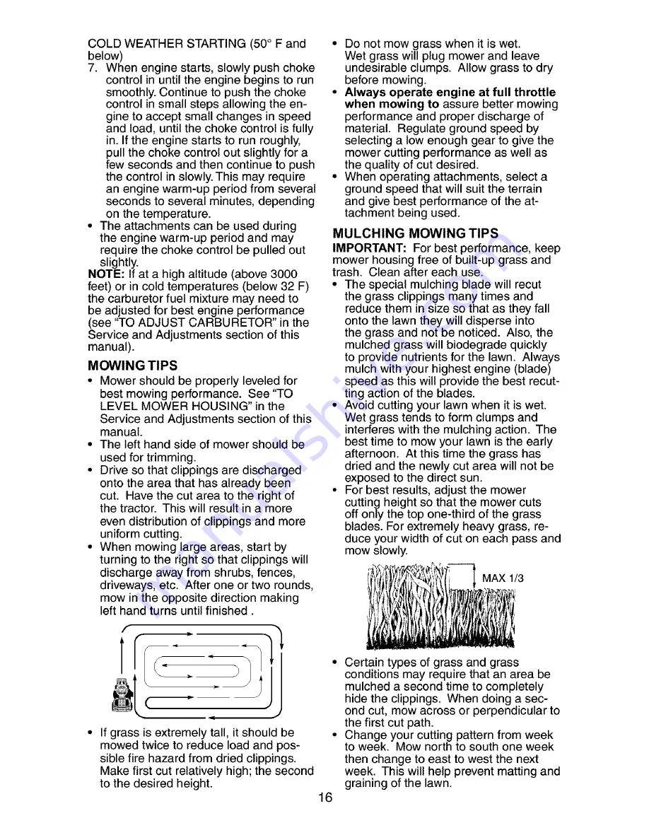 Craftsman 917.272911 Owner'S Manual Download Page 16