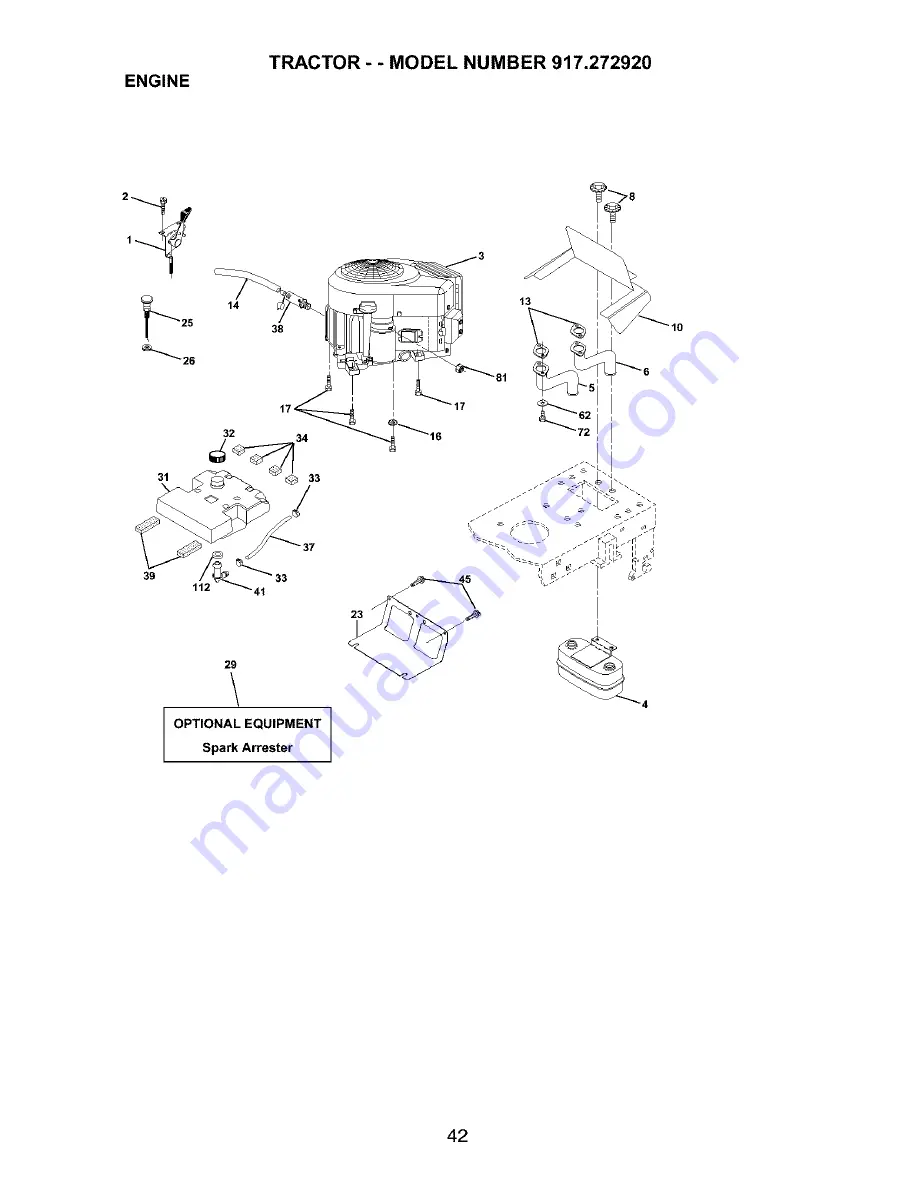 Craftsman 917.272920 Owner'S Manual Download Page 42