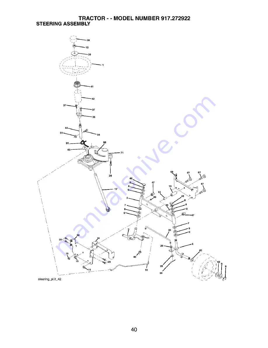 Craftsman 917.272922 Owner'S Manual Download Page 40