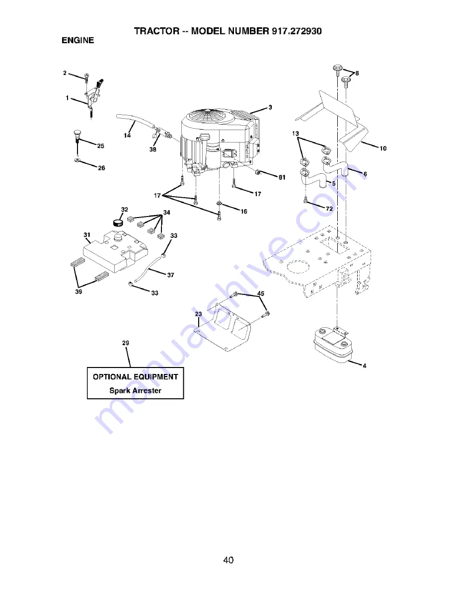 Craftsman 917.272930 Owner'S Manual Download Page 40