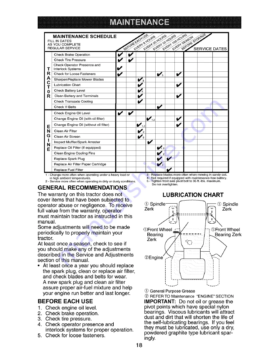 Craftsman 917.272941 Owner'S Manual Download Page 18