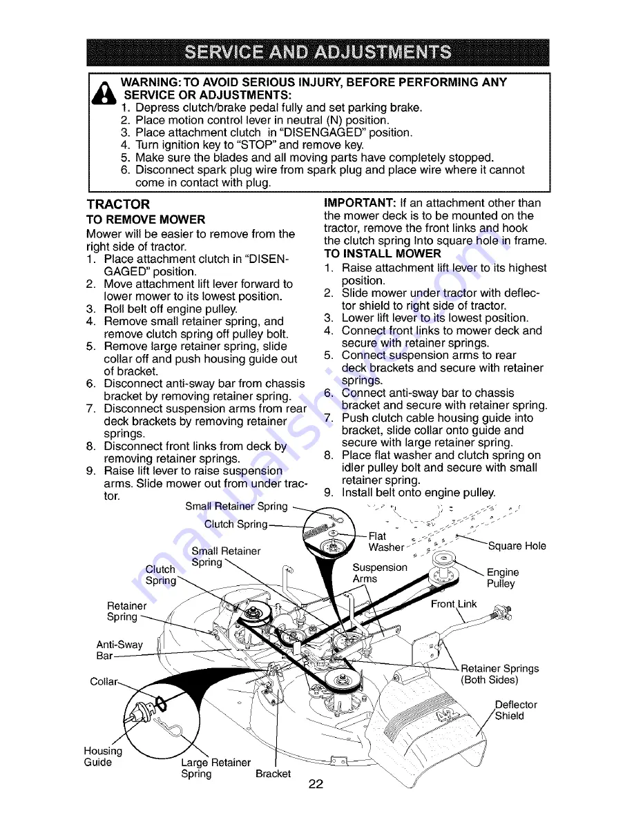 Craftsman 917.272941 Owner'S Manual Download Page 22