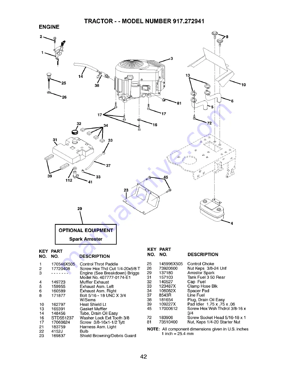 Craftsman 917.272941 Owner'S Manual Download Page 42