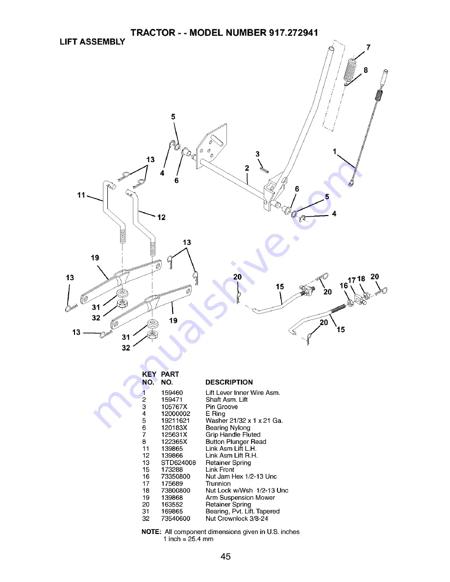 Craftsman 917.272941 Скачать руководство пользователя страница 45