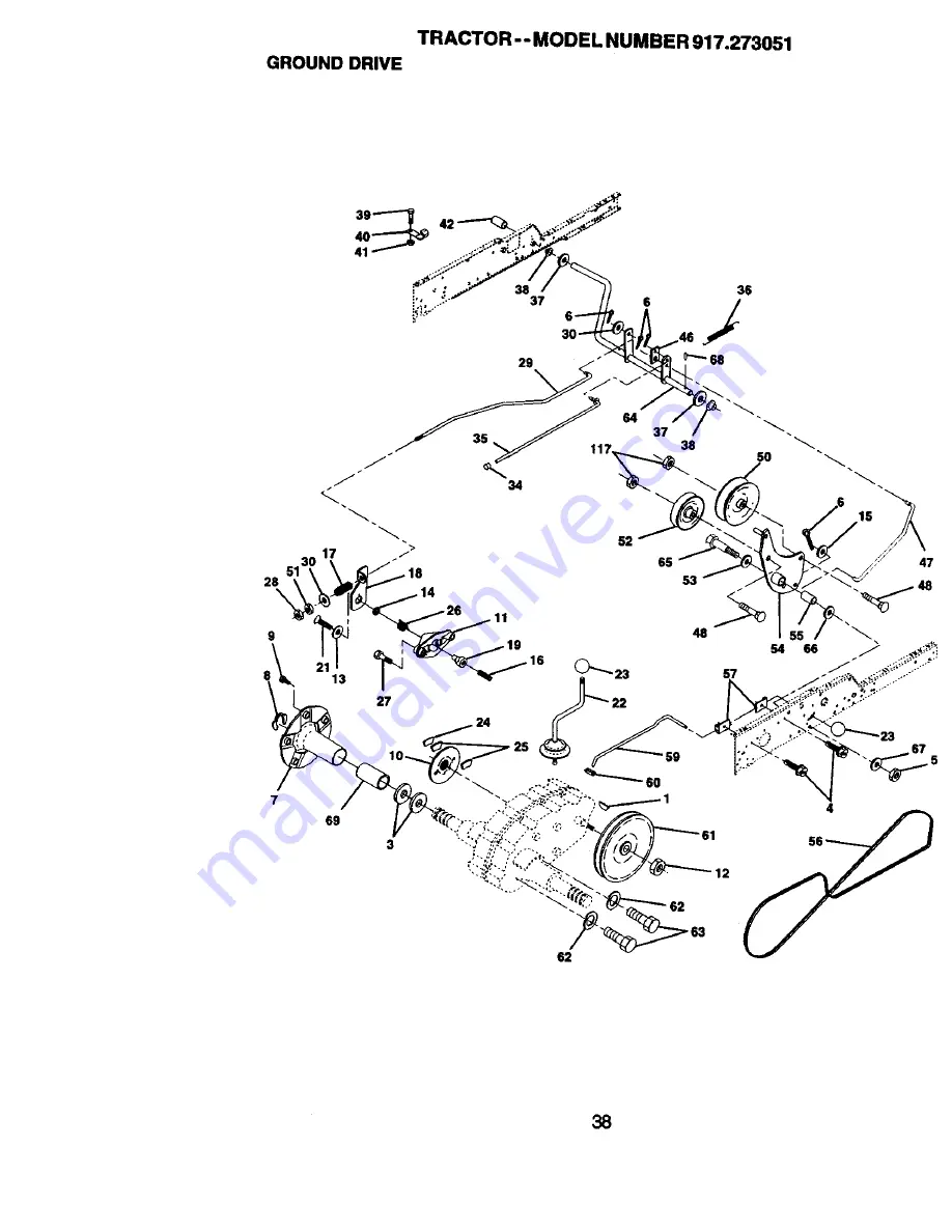 Craftsman 917.273051 Owner'S Manual Download Page 38