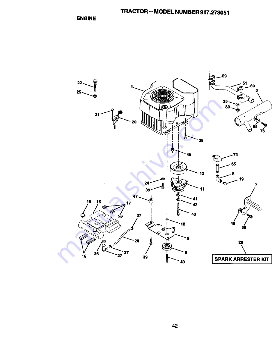 Craftsman 917.273051 Скачать руководство пользователя страница 42