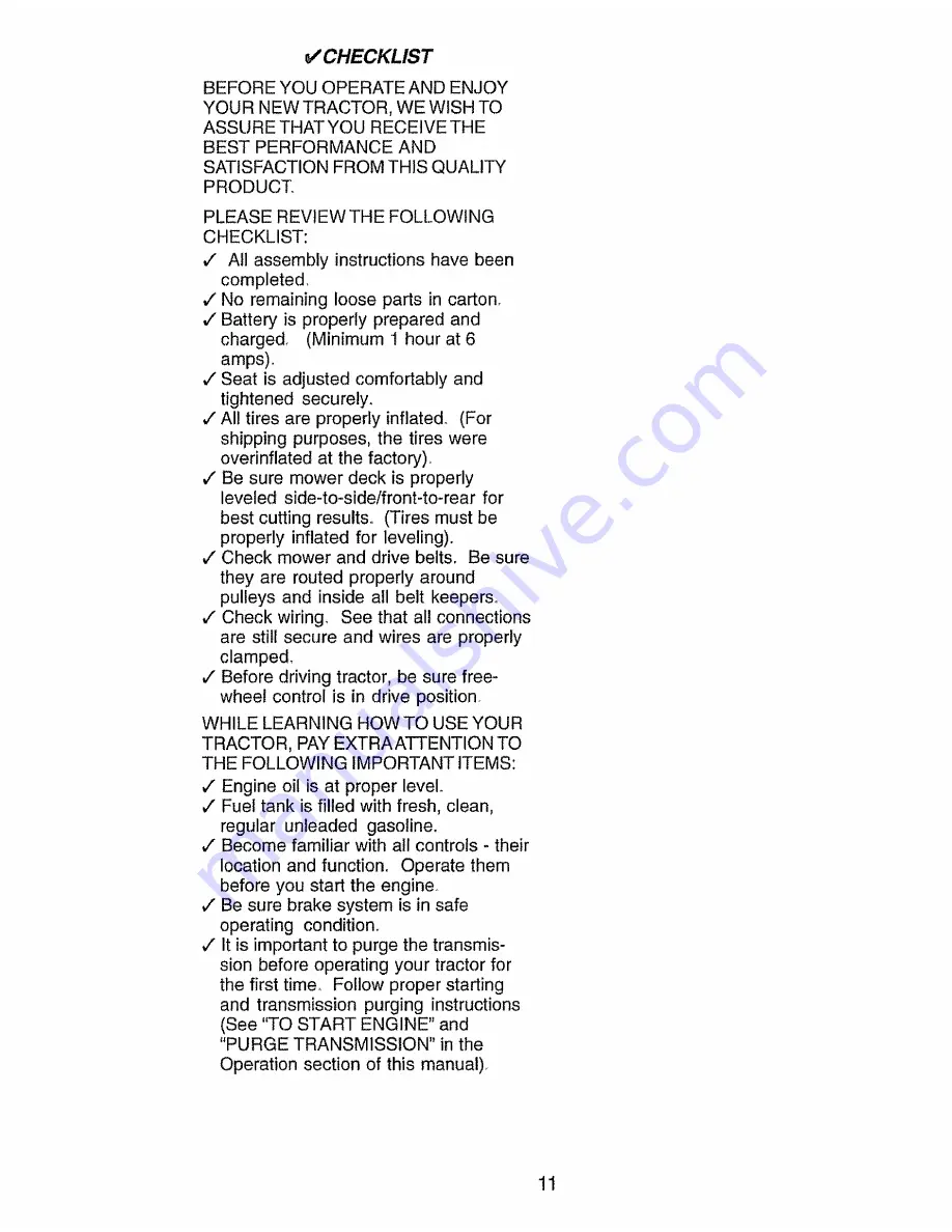 Craftsman 917.273101 Owner'S Manual Download Page 11