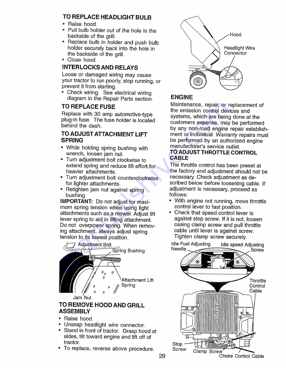 Craftsman 917.273101 Owner'S Manual Download Page 29