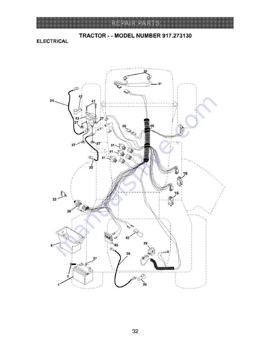 Craftsman 917.273130 Owner'S Manual Download Page 32