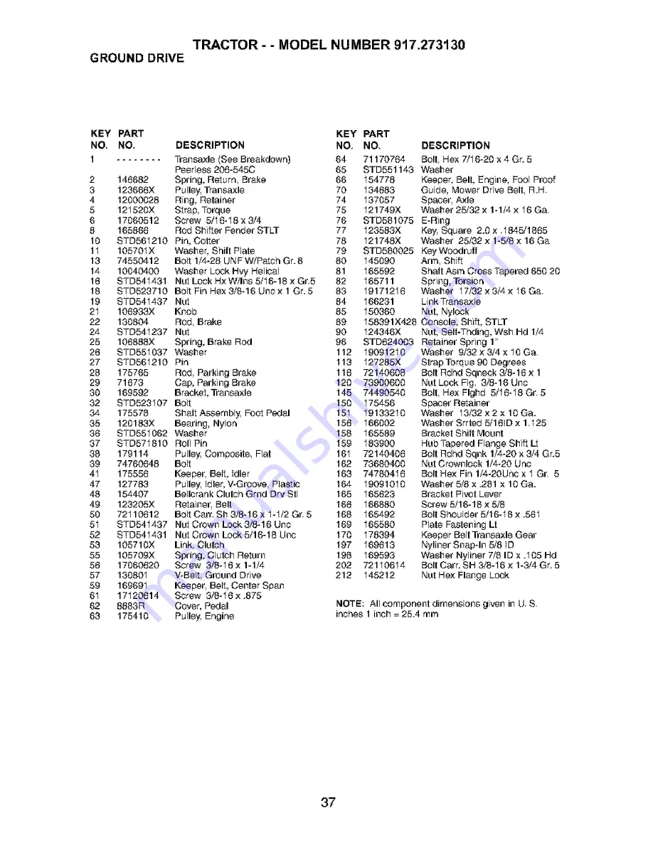 Craftsman 917.273130 Owner'S Manual Download Page 37