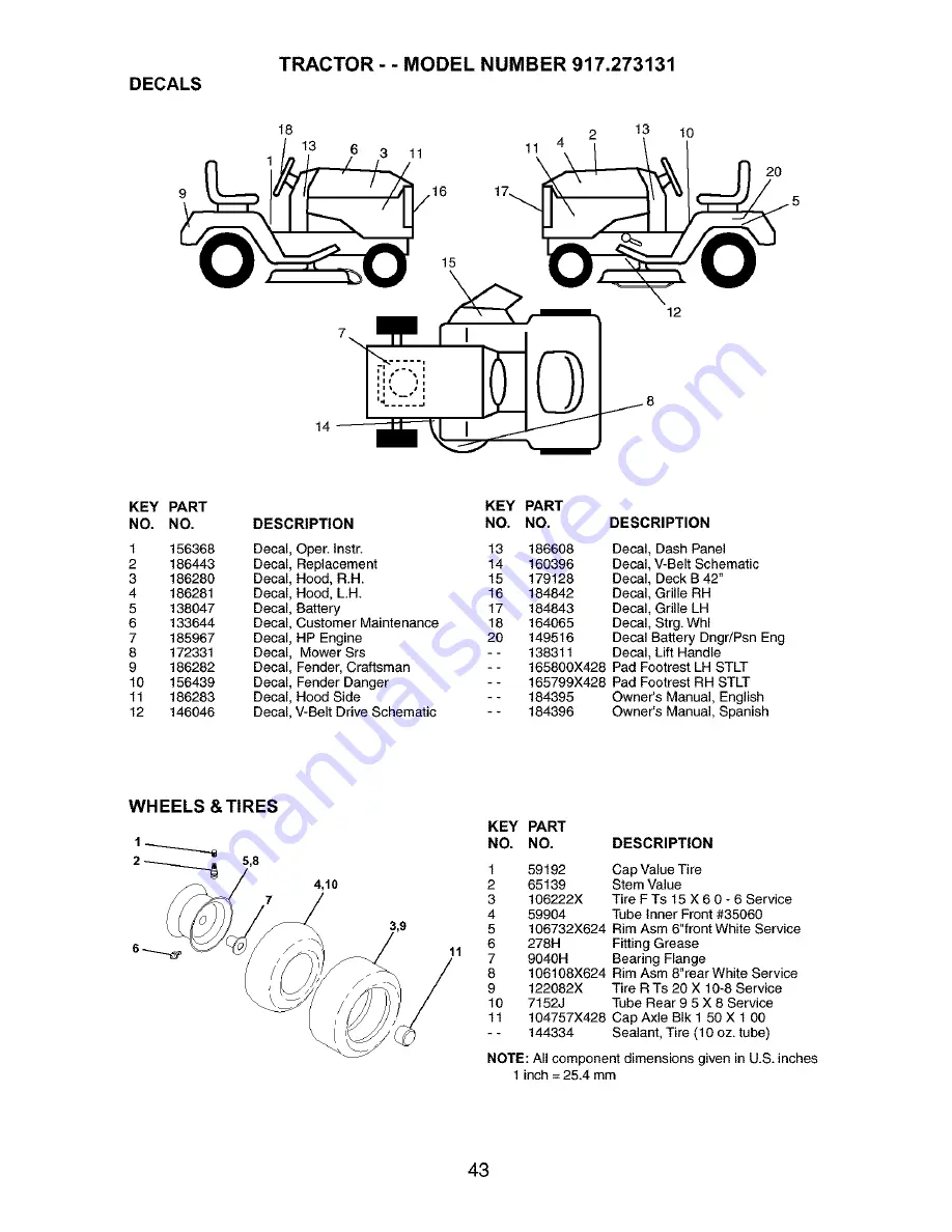 Craftsman 917.273131 Скачать руководство пользователя страница 43