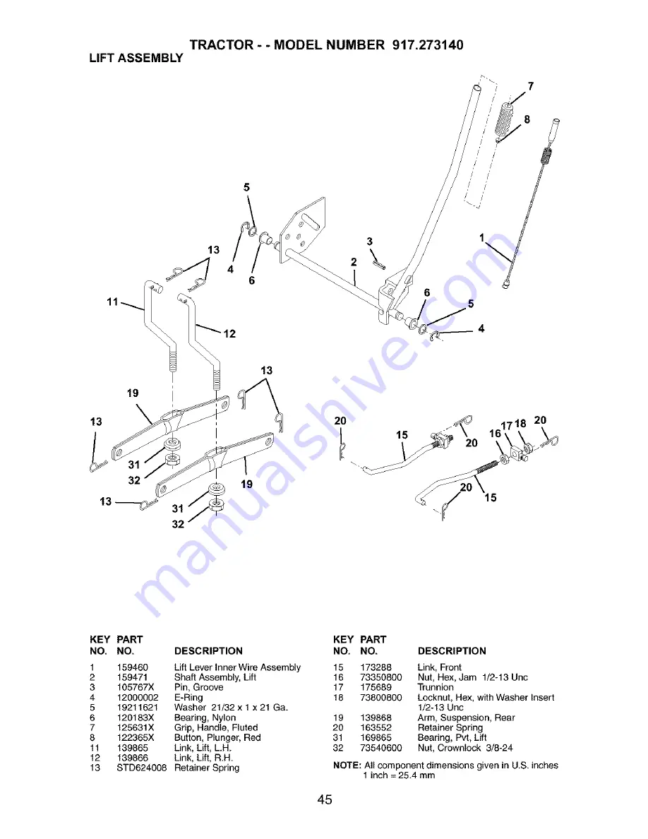 Craftsman 917.273140 Скачать руководство пользователя страница 45